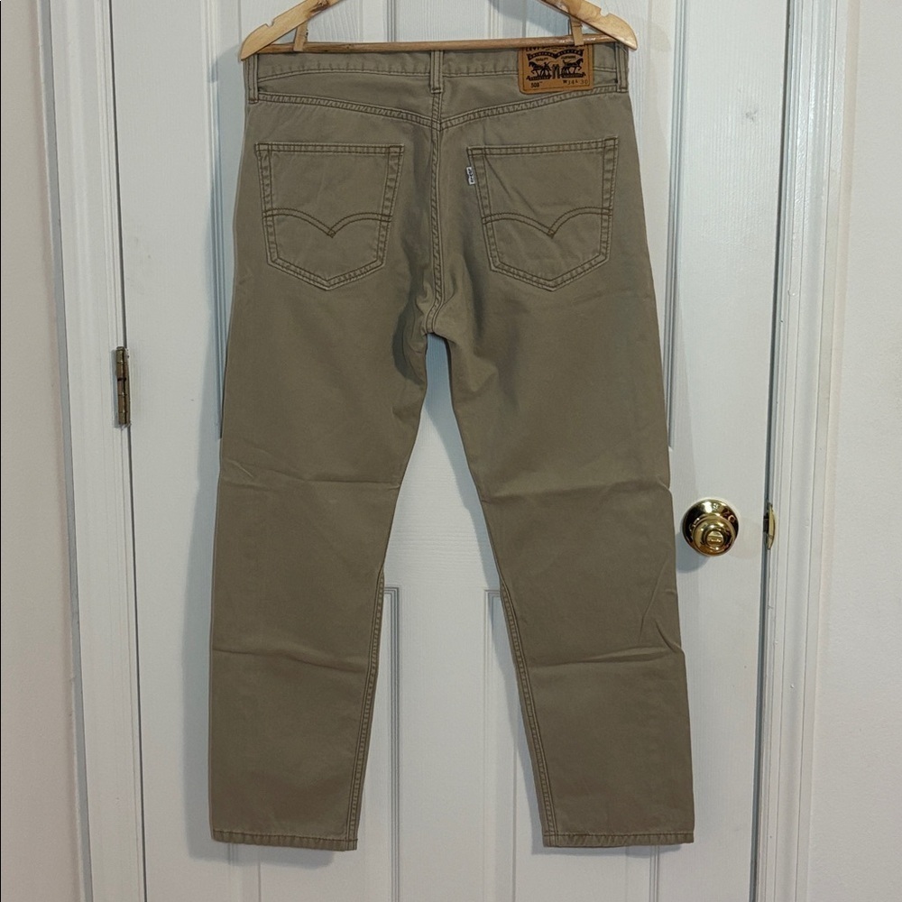 Levi’s 508 Tan Cotton Jeans, Reugular taper fit, 34 x 30 - Picture 4 of 9